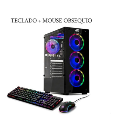 PC GAMER SNAKE GARIBA- INTEL I5-9NA+GTX 1660 Ti 6GB+ 8 GBRAM+SSD 256GB +1TB HDD +TECLADO Y MOUSE
